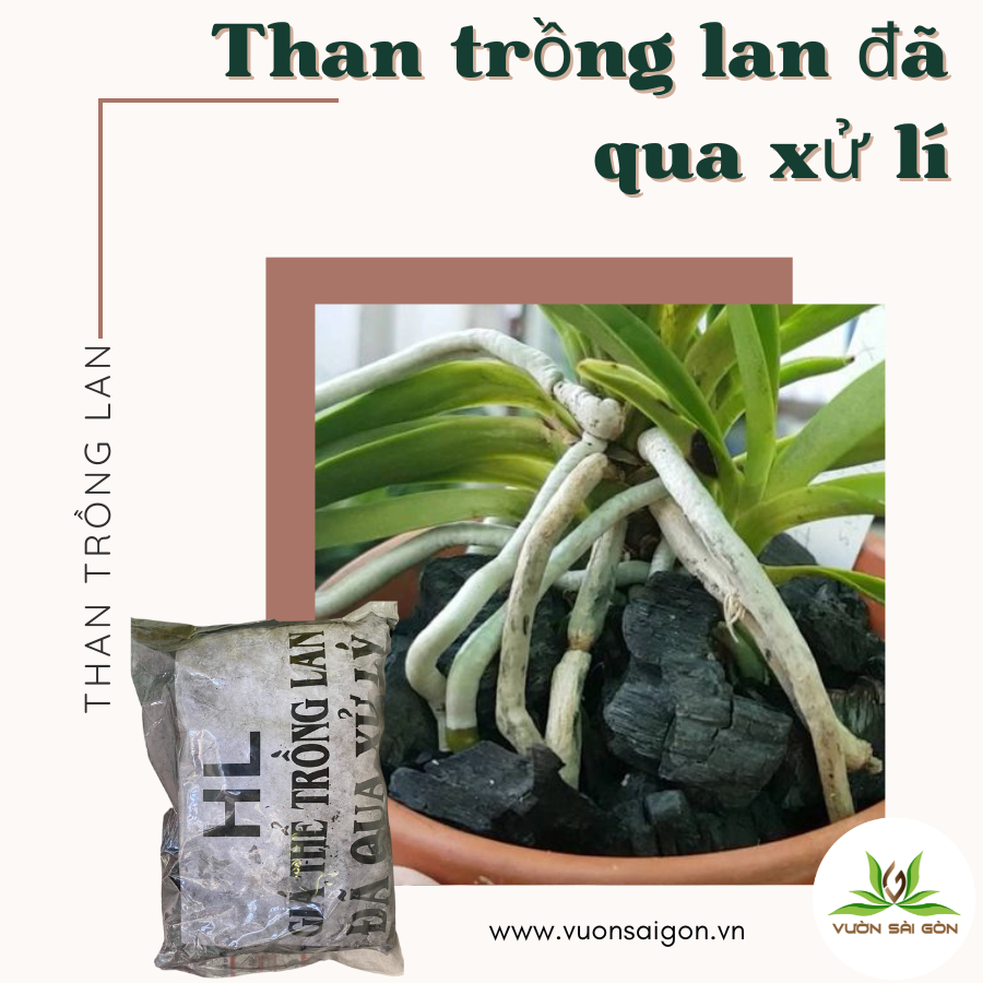 Than trồng lan đã qua xử lí gói 500g 2