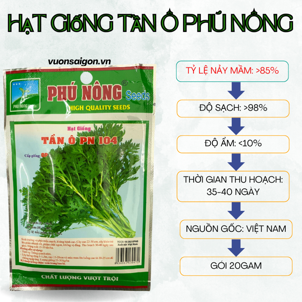 Hạt giống Tần Ô Phú Nông 3