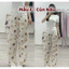 Quần Dài Mặc Ở Nhà Dáng Rộng In Họa Tiết Hoạt Hình Dễ Thương Cạp Chun Thoải Mái Chất Đũi Gân