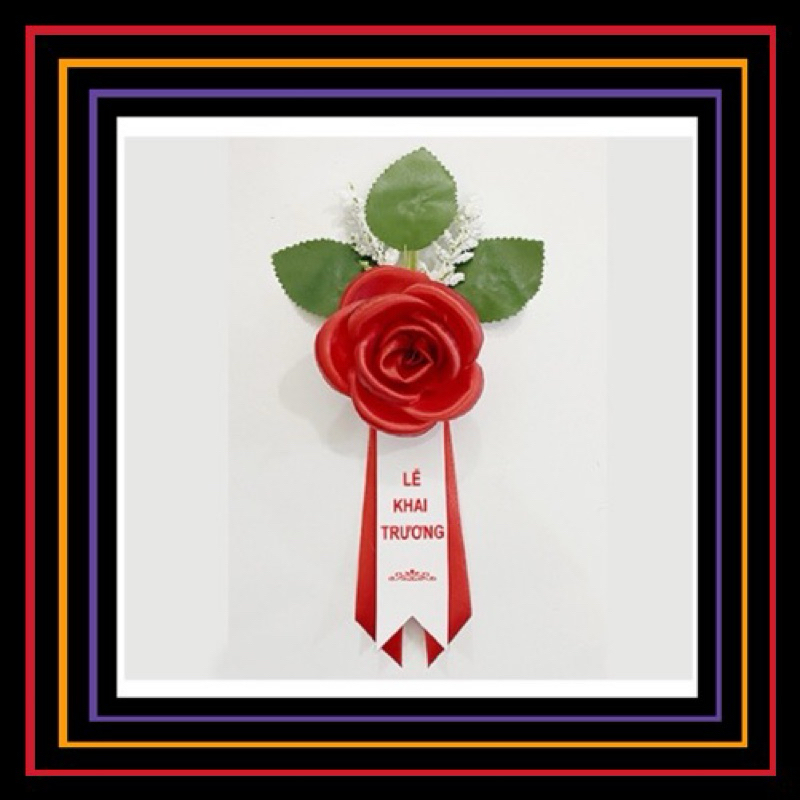 [BUÔN] 10 BÔNG HOA CÀI NGỰC ÁO HỘI NGHỊ, SỰ KIỆN - VPP QUỐC HUY