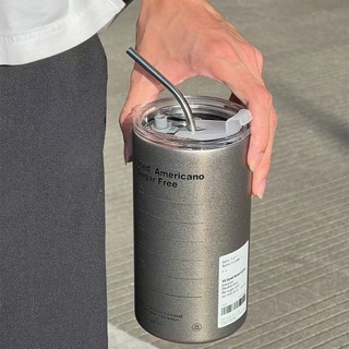 Ly giữ nhiệt iced americano 600ml inox 304 cao cấp không gỉ,cốc uống nước giữ nhiệt có ống hút tiện lợi