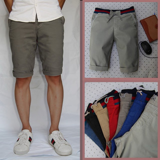 Quần short kaki nam lưng thun chất liệu cotton phong cách thời trang trẻ trung năng động kiểm tra trước khi thanh toán