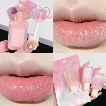 PinkPiont Kem túi son bóng mượt nhung lâu dài son môi bùn không dễ dàng dính vào cốc son bóng mượt nhung mờ môi bùn