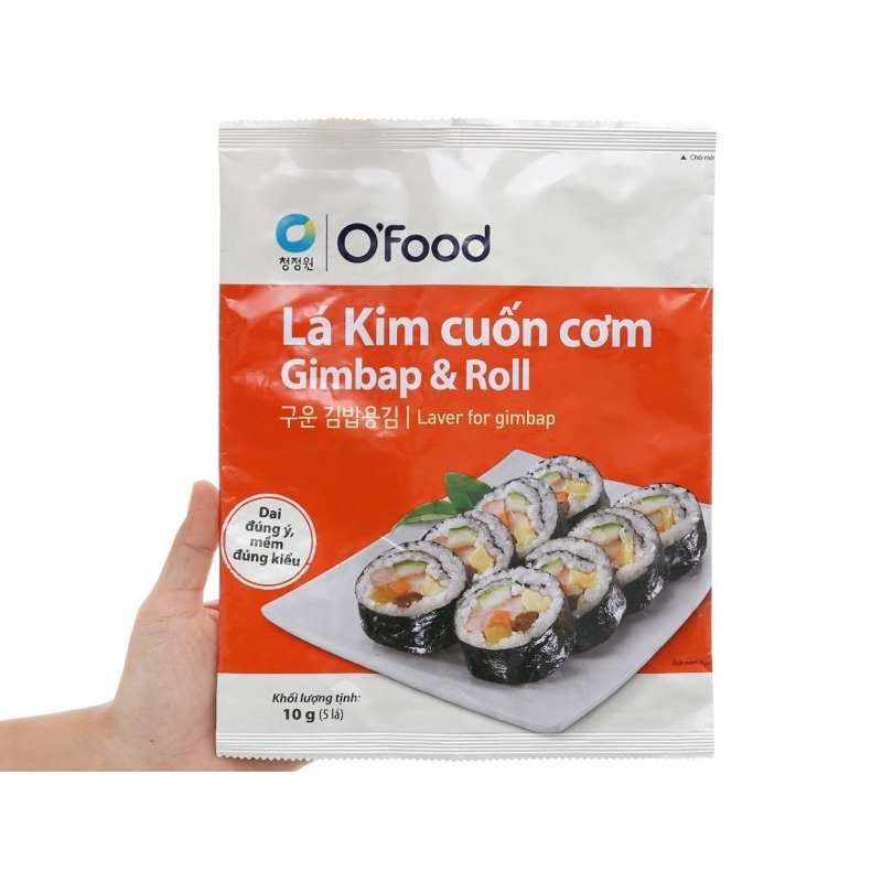 Lá rong biển cuộn cơm 10g(5 lá) O'Food (BC) | Shopee Việt Nam