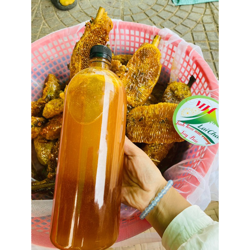 Mật Ong Ruồi Lai Châu 100% mật ong tự nhiên,nguyên chất mật sánh, đặc,thơm 500ml