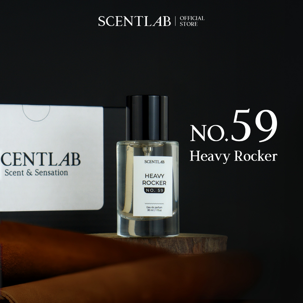 Ảnh Nước hoa nam SCENTLAB No.59 Heavy Rocker nam tính mạnh mẽ tinh dầu thơm lâu fullsize 30ml 2