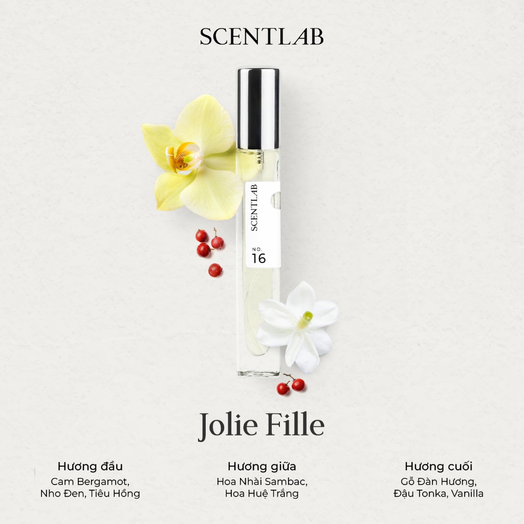 Ảnh Nước hoa nữ ngọt ngào SCENTLAB No.16 mùi Goodgirl tinh dầu thơm lâu fullsize 30ml 4