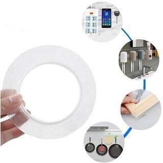 Băng dính 2 mặt trong suốt, băng keo dính 2 mặt đa năng siêu chắc chắn