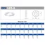 50 cái M2-M24 long đen phẳng,vòng đệm phẳng inox304 M2-M24