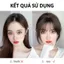 Tóc giả che hói đỉnh đầu mái thưa 4D làm từ 100% tóc thật, giúp phủ hói đỉnh đầu cho nữ