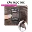 Tóc giả che hói đỉnh đầu mái thưa 4D làm từ 100% tóc thật, giúp phủ hói đỉnh đầu cho nữ