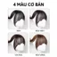 Tóc giả che hói đỉnh đầu mái thưa 4D làm từ 100% tóc thật, giúp phủ hói đỉnh đầu cho nữ