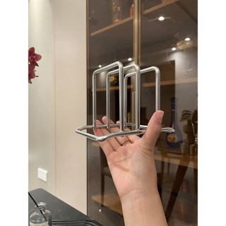 Giá cài vung thớt inox 304, [330] cứng cáp, không đổ. dành cho thớt dưới 8cm