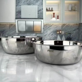 Chậu tô inox 316NDT Bossd [601] đa năng,  rửa rau trộn gỏi, nhào bột