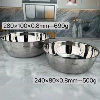 Chậu tô inox 316NDT Bossd [601] đa năng,  rửa rau trộn gỏi, nhào bột