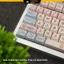 Keycap mèo PUPPY chiều cao MAO họa tiết in dyesub không mờ dùng cho nhiều layout bàn phím cơ
