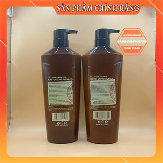 Cặp dầu gội xả ELISA 800ml (CHÍNH HÃNG) Phục Hồi Ngăn Tóc Gãy Rụng , Siêu Mềm Mượt Tóc