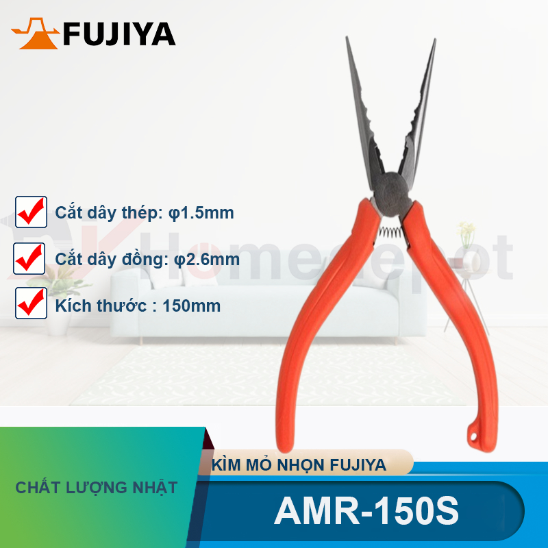 Kìm nhọn đa năng Fujiya AMR-150S 6''(150mm)