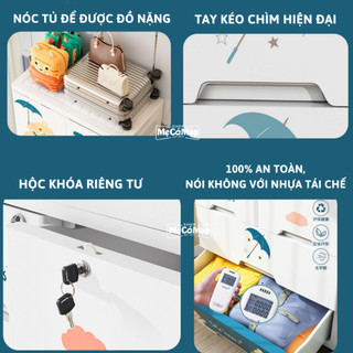 Tủ Nhựa Nhiều Tầng Đa Năng Chất Liệu Siêu Bền, Tủ Quần Áo Dày Dặn Có Ngăn Treo, Bảo Hành 1 Năm