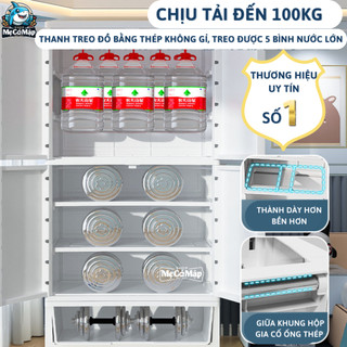 Tủ Nhựa Nhiều Tầng Đa Năng Chất Liệu Siêu Bền, Tủ Quần Áo Dày Dặn Có Ngăn Treo, Bảo Hành 1 Năm
