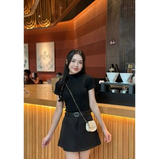 Áo Giữ Nhiệt Cổ Cao Tay Ngắn Ôm Body Siêu Co Dãn - 247store - Aocolo228_P0K10