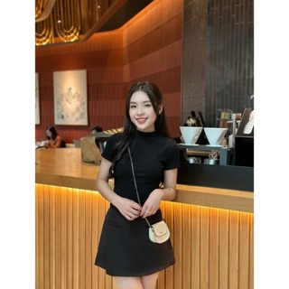 Áo Giữ Nhiệt Cổ Cao Tay Ngắn Ôm Body Siêu Co Dãn - 247store - Aocolo228_P0K10