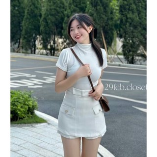 Áo Giữ Nhiệt Cổ Cao Tay Ngắn Ôm Body Siêu Co Dãn - 247store - Aocolo228_P0K10
