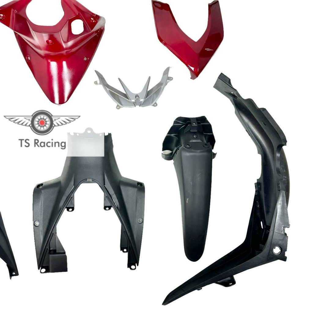 Dàn áo Wave rsx110 màu đen 2008 - tặng team 3 lớp