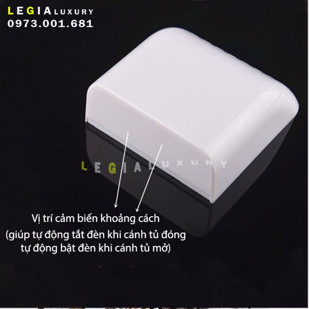 Ảnh Đèn LED cảm ứng tự động sáng Lê Gia | Đèn LED cảm biến gắn tủ cánh cửa tủ thông minh | Đèn LED cảm biến siêu nhạy 2