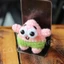 Móc khoá Patrick Start sao biển mini bằng len handmade, thích hợp làm quà tặng trang trí đáng yêu