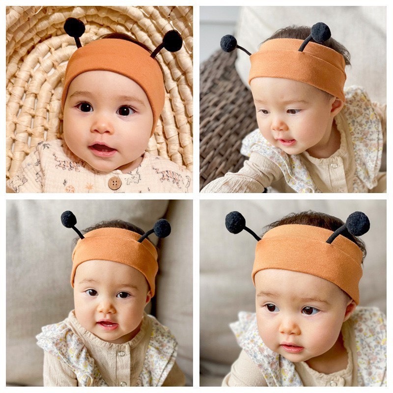 Băng đô Turban tai ong che thóp phong cách Hàn Quốc cute cho bé trai bé gái mesocshop