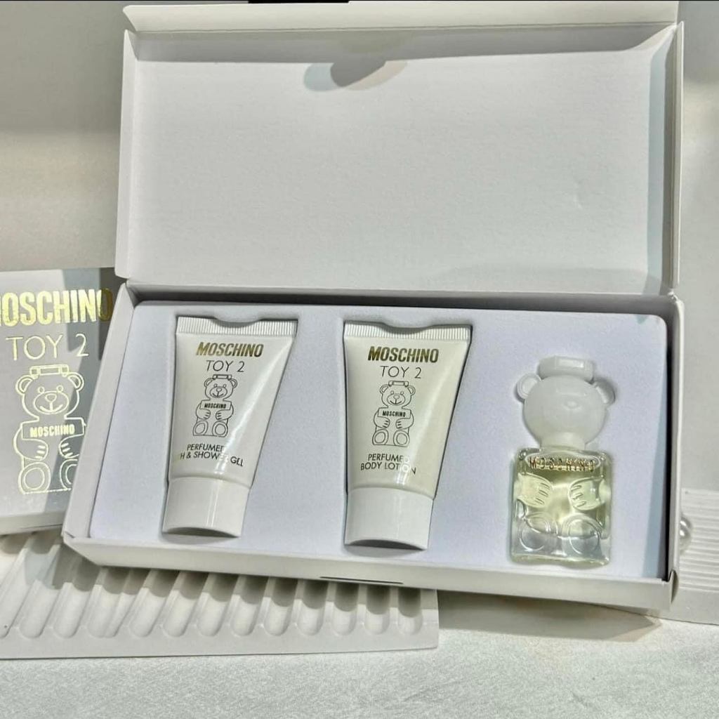 Set nước hoa Mos.chino 3 món mini + 8,5% shopee