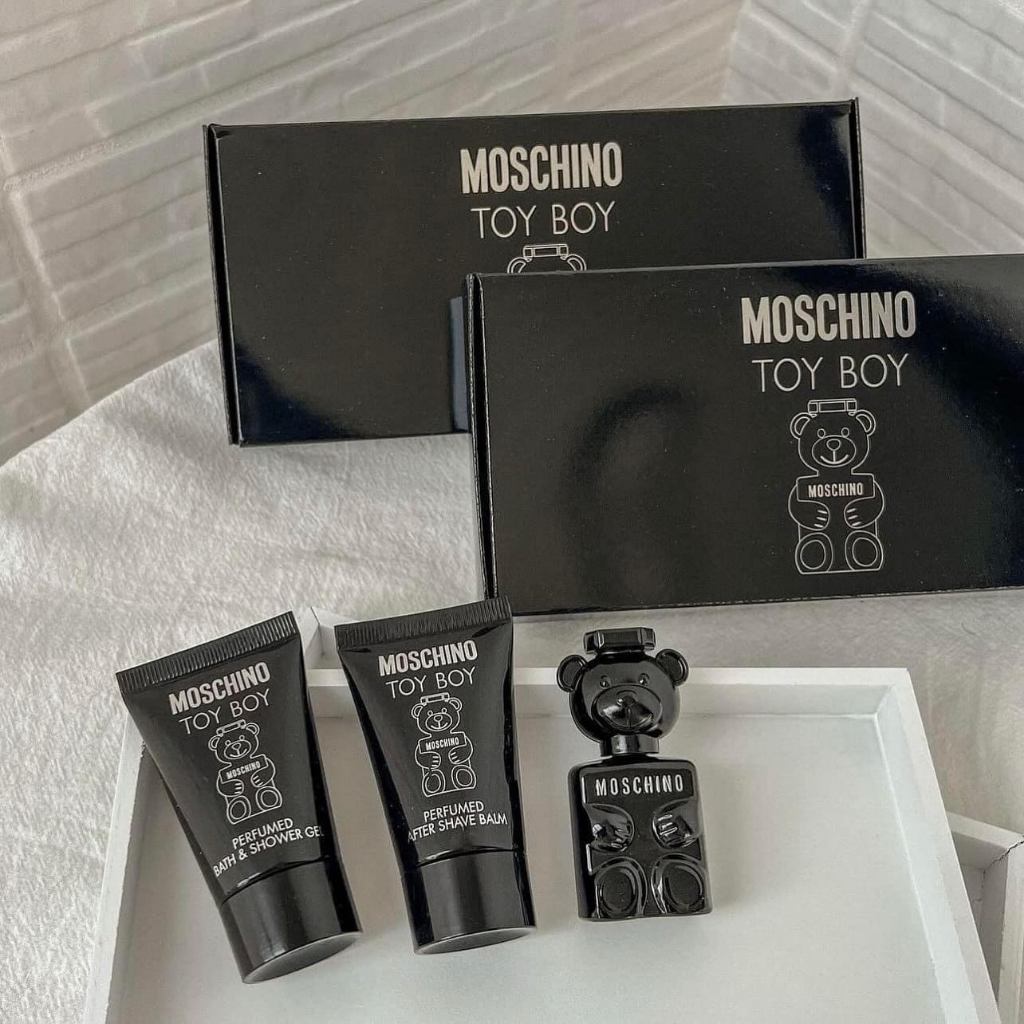 Set nước hoa Mos.chino 3 món mini + 8,5% shopee
