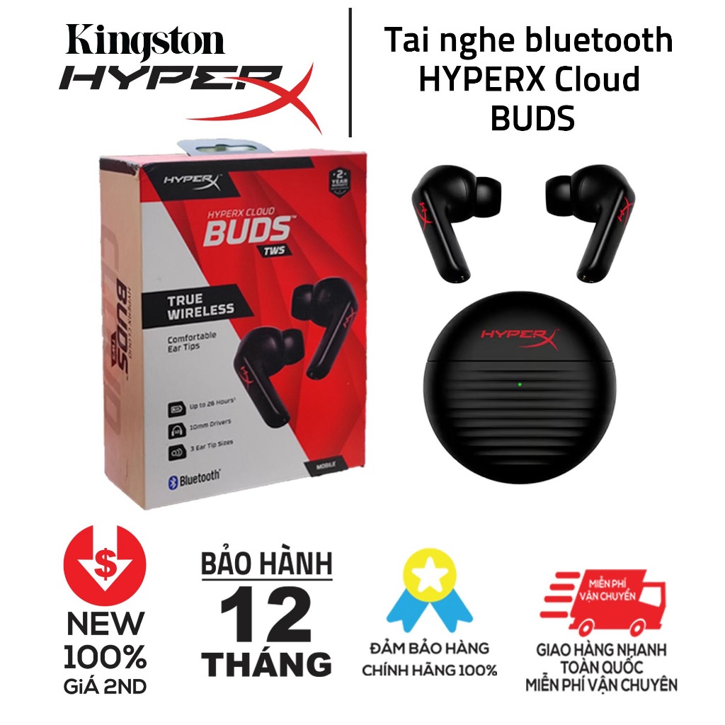 Tai nghe bluetooth Hyperx Buds TWS | Shopee Việt Nam