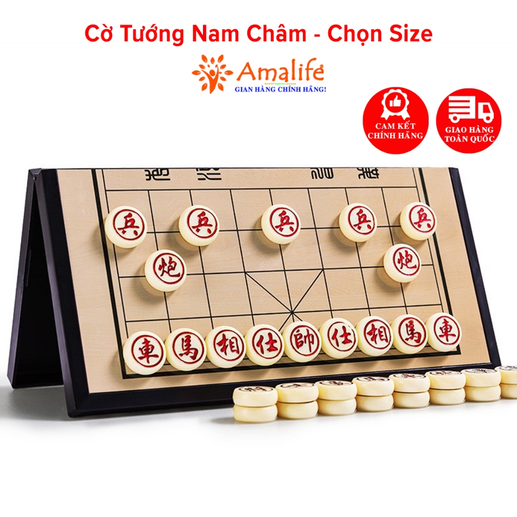 Ảnh Bộ Cờ Tướng Nam Châm Bằng Nhựa Cao Cấp Chọn Size - Đồ Chơi Trí Tuệ Phát Triển Tư Duy Cho Trẻ Em Chính Hãng Amalife 1