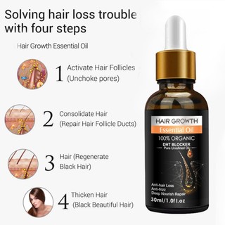 Serum DHT kích tóc mọc tóc đen dày, bóng khỏe, giảm gãy rụng