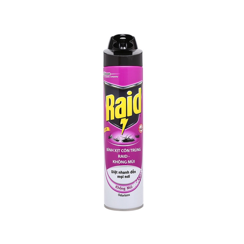 Bình xịt Côn Trùng Raid 520ml/ 600ml