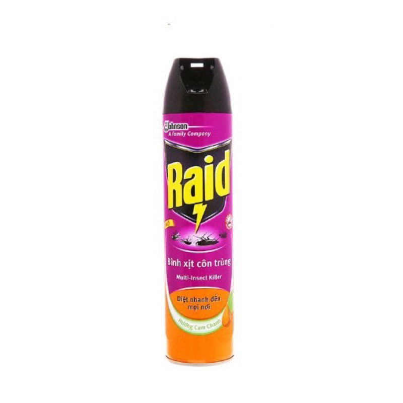 Bình xịt Côn Trùng Raid 520ml/ 600ml