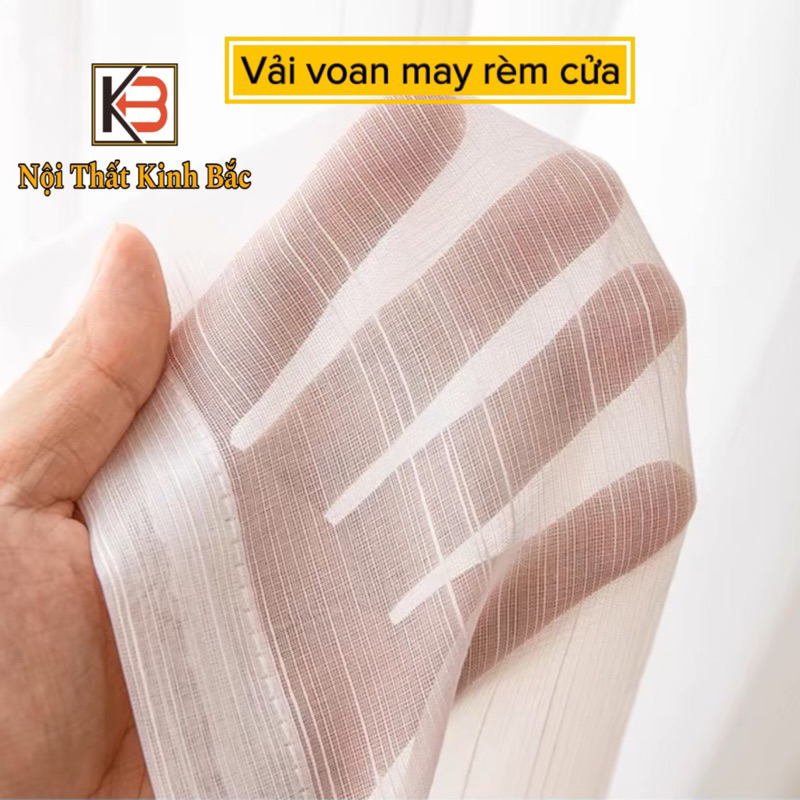 Nguyên liệu vải von may rèm cao 2,8m ,vải voan đẹp, vải von mềm mại giá ...
