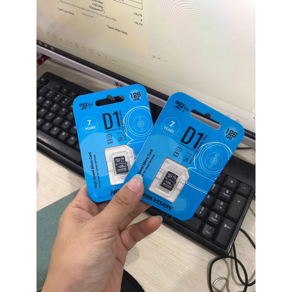 Thẻ Nhớ Micro SD HIKVISION 128GB HIKVISION Chuyên Ghi Hình Cho Camera