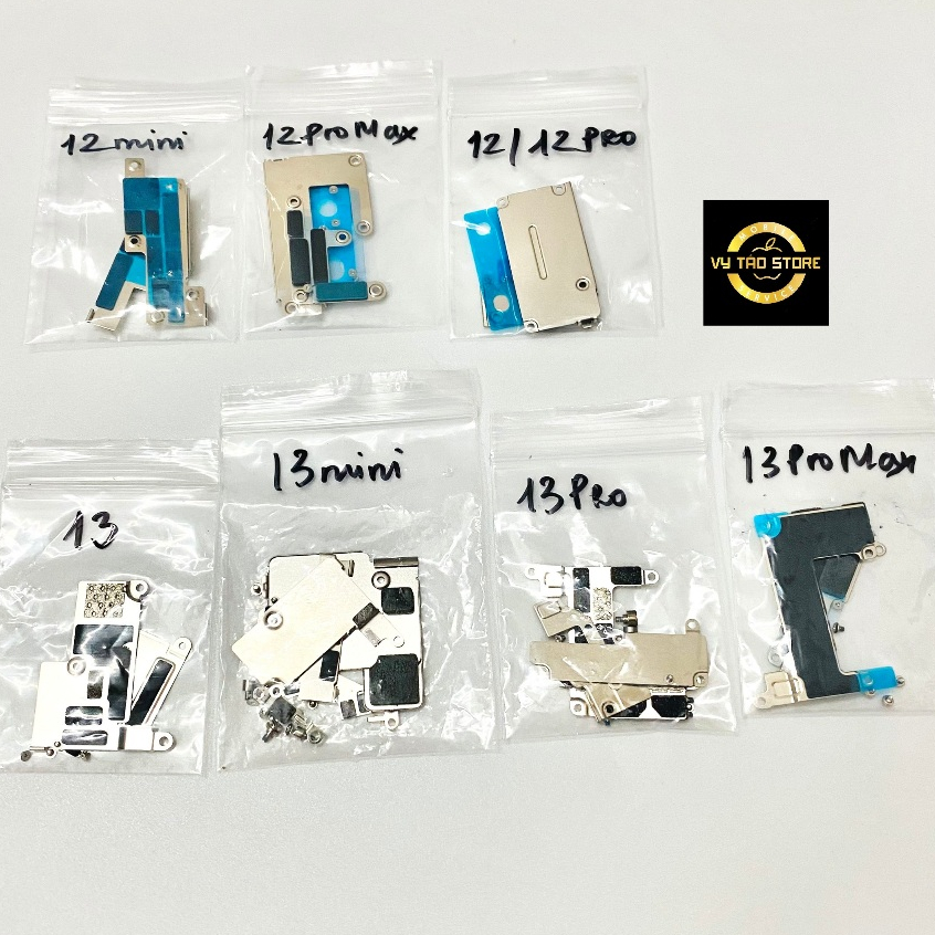 Bộ nẹp pin và nẹp màn hình dành cho ĐT 12mini,12,12pro,12promax,13mini,13,13pro,13promax ( tặng kèm ốc nẹp )