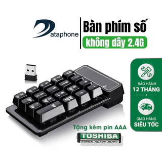 Bàn phím số mini giả cơ cho kế toán kết nối Bluetooth 4.0, USB. 2.4g và có dây cho laptop và máy tính
85.000
₫
-34%
4.9
Đã bán 2k+
Hà Nội