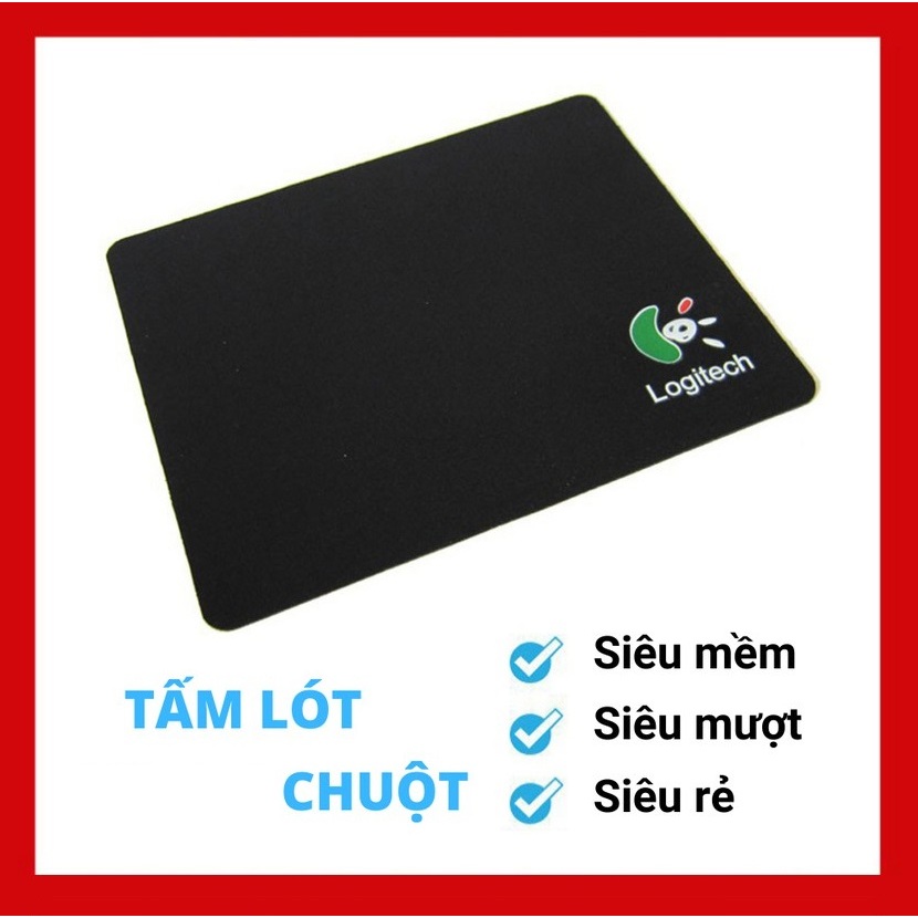 Tấm lót chuột siêu mịn Logitech SIBORE kích thước 22 x 18 cm, hoàn hảo cho công việc!