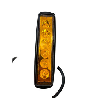 Đèn led tăng sáng ô tô, Đèn led 1 hàng 6 bóng Runlai 2 màu trắng, vàng.