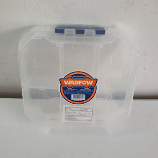 ĐỒ NGHỀ WADFOW Hộp nhựa trong suốt chia 6 ngăn đựng linh kiện 180x165x50mm WTB8341