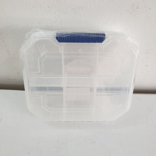 ĐỒ NGHỀ WADFOW Hộp nhựa trong suốt chia 6 ngăn đựng linh kiện 180x165x50mm WTB8341