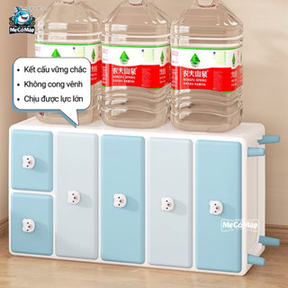 Tủ Nhựa Cho Bé Nhiều Ngăn Chính Hãng Pakey, Tủ Đựng Đồ Bền Đẹp Nhiều Màu Thiết Kế Gấu Thỏ Ngộ Nghĩnh