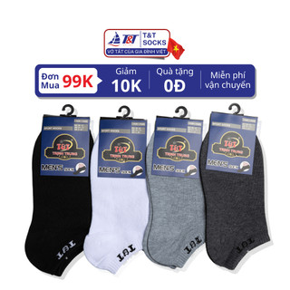 Vớ Tất Nam Cổ Ngắn T&T SOCKS Basic Nhiều Màu Thoáng Khí Êm Ái Khử Mùi - NAM9014