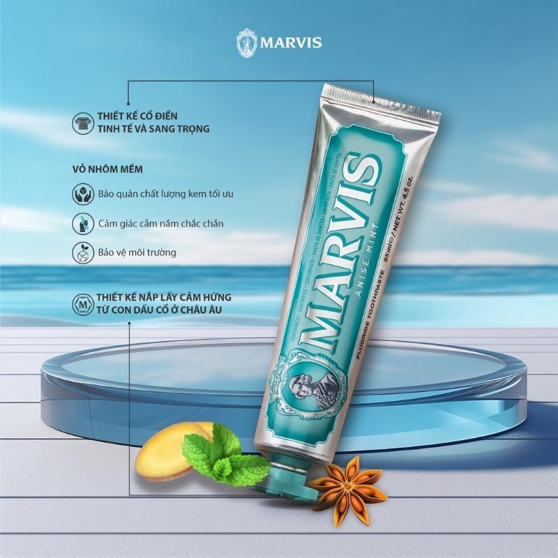 Ảnh Combo Nước Súc Miệng Và Kem Đánh Răng Marvis Anise Mint Hương Bạc Hà Và Quế Hồi – Marvis Chính Hãng 4