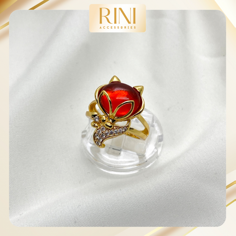 Gold-Plated Feng Shui Ring by Rini - Trang Sức Phụ Kiện